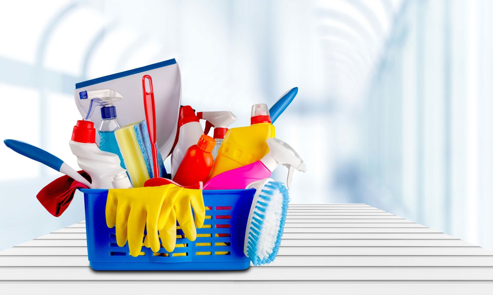 Cleaning tools and supplies needed for proper bond cleaning completion